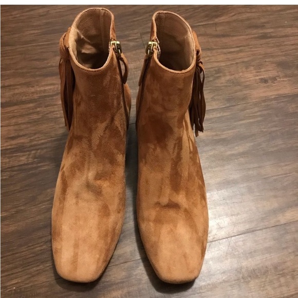 Free People Spring In Paris Fringe Ankle Boots - Picture 2 of 4